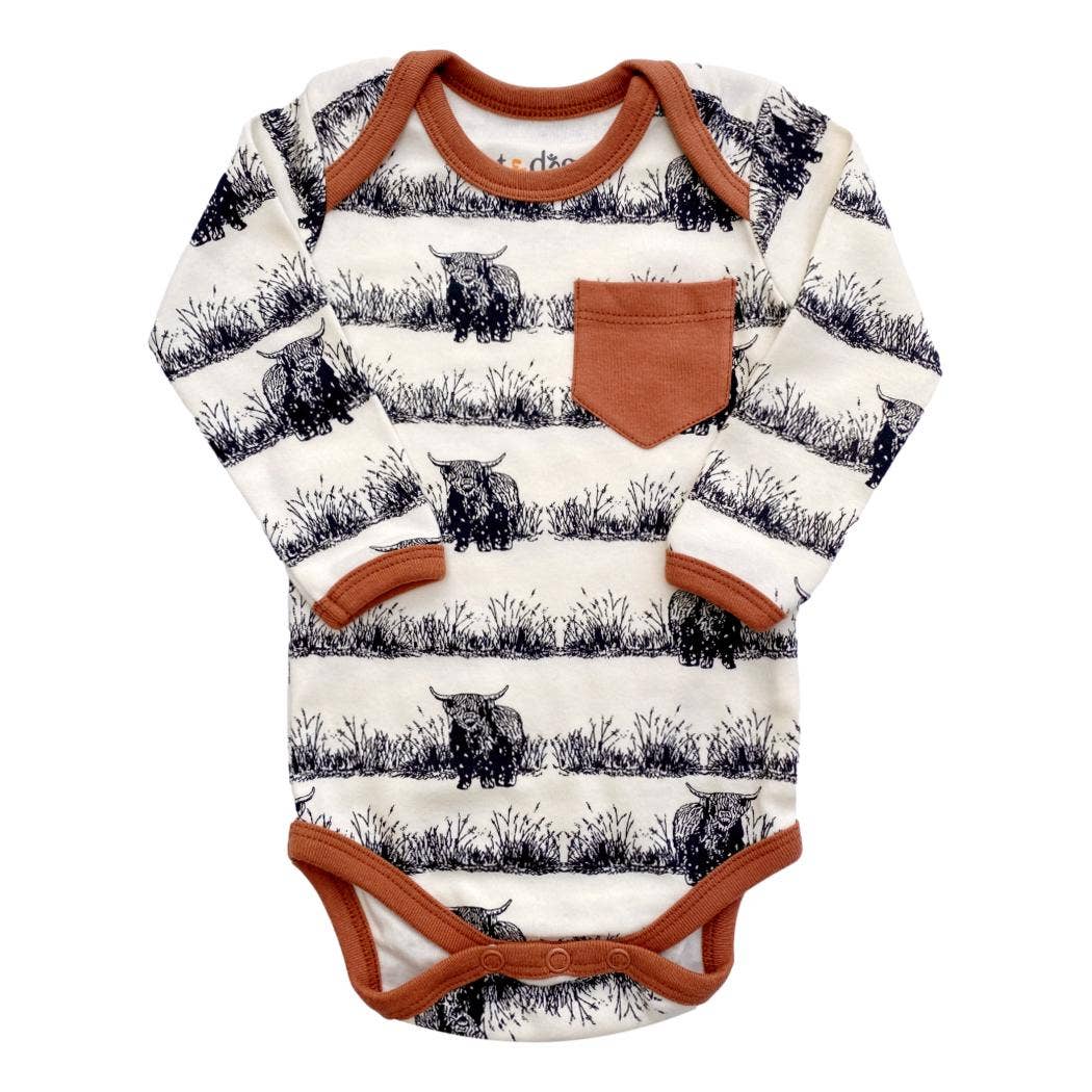 Hairy Coo Long Sleeve Onsie