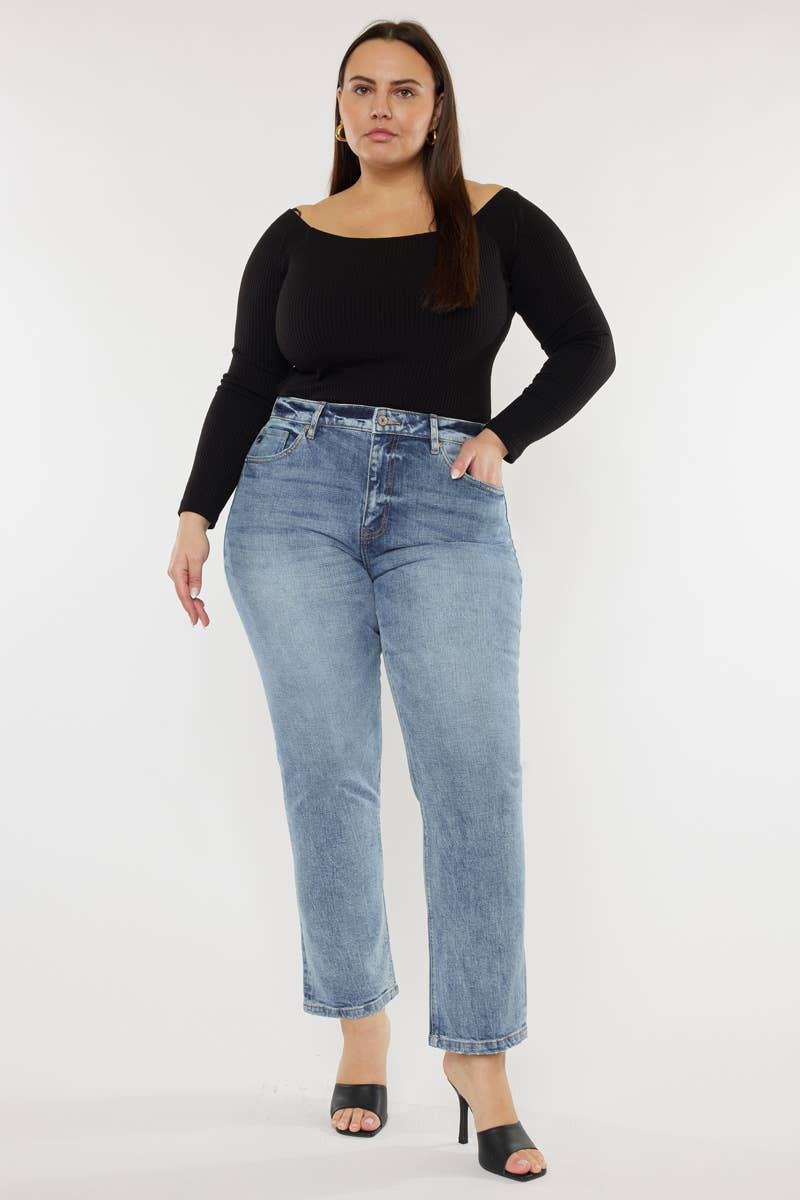 Tilda Slim Straight Jeans - Plus