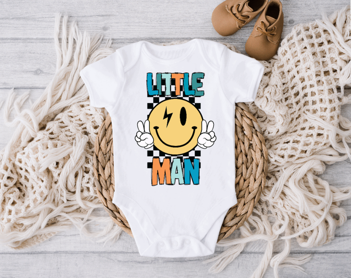 Little Man Onsie - Long Sleeve