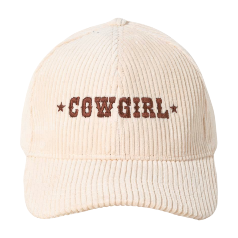 Cowgirl Corduroy Baseball Hat