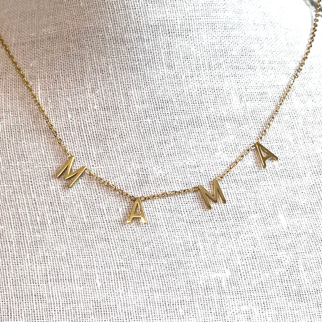 Mama Necklace Gold