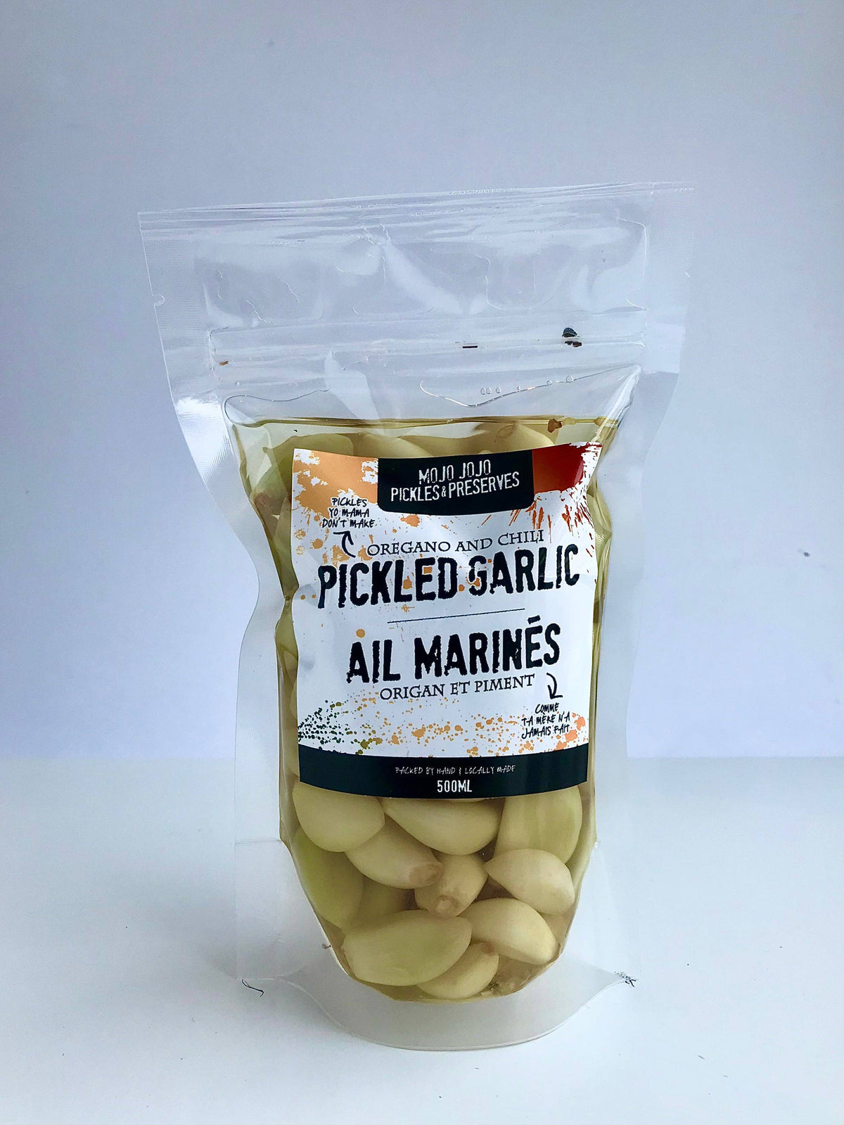 Hot Pickled Garlic