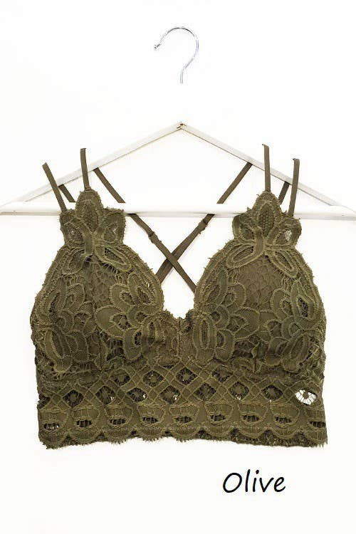 Lacey Cami Bralette - Olive