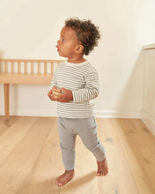 Load image into Gallery viewer, Quincy Mae Drawstring Pant- Dusty Blue
