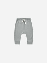 Load image into Gallery viewer, Quincy Mae Drawstring Pant- Dusty Blue
