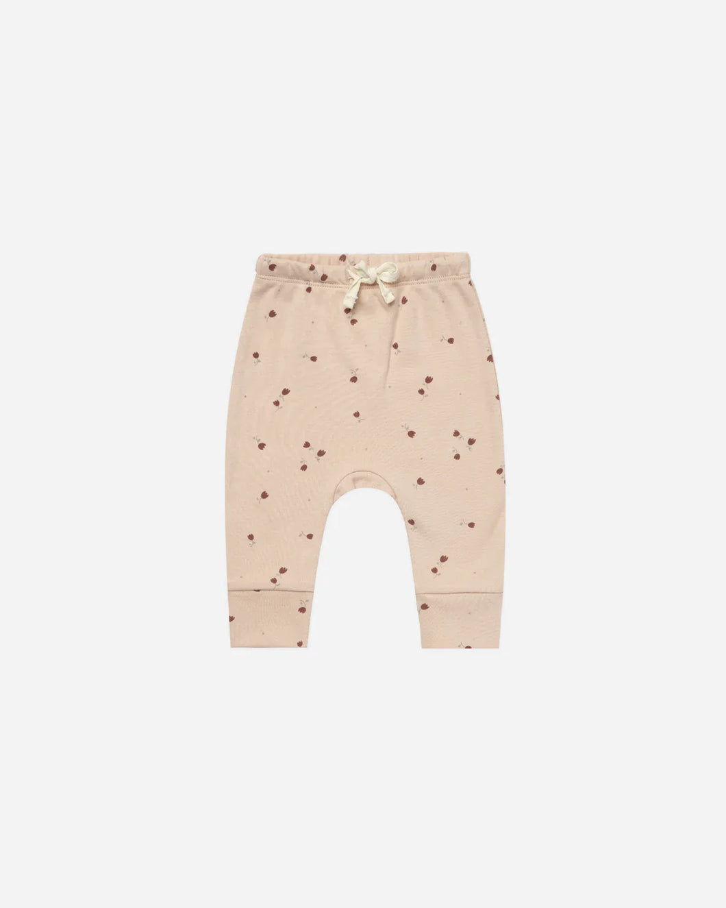 Quincy Mae Drawstring Pant- Tulips