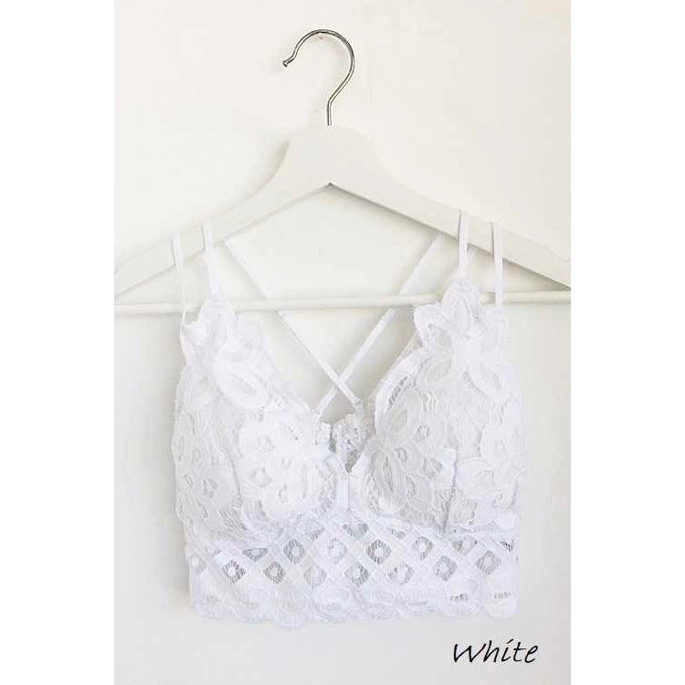 Lacey Bralette Plus - Rose, Navy, Lilac